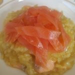 Risotto aux deux saumons
